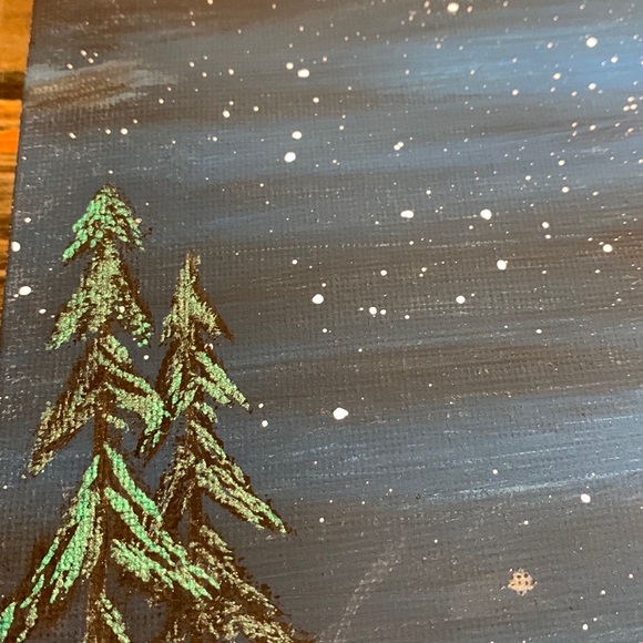 SALE!! Lonesome trees painting.   2 - Picture 6 of 7